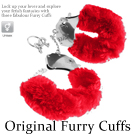 Original Furry Cuffs金屬絨毛手銬-紅