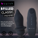 美國BSwish-Bfilled Classic Unleashed滿足經典型釋放5段變頻後庭按摩棒-黑色