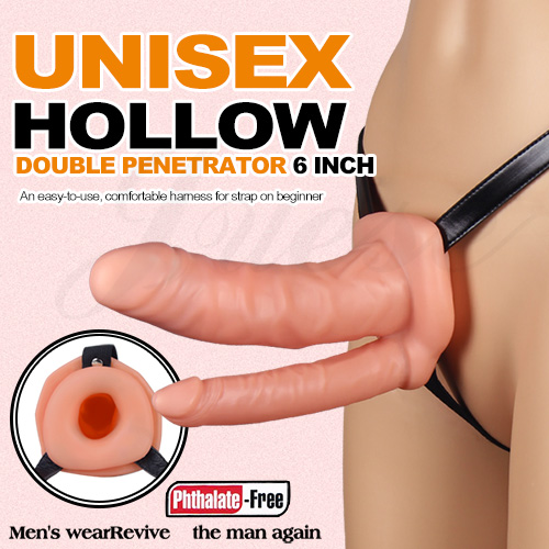 UNISEX Hollow 穿戴式空心雙龍按摩棒